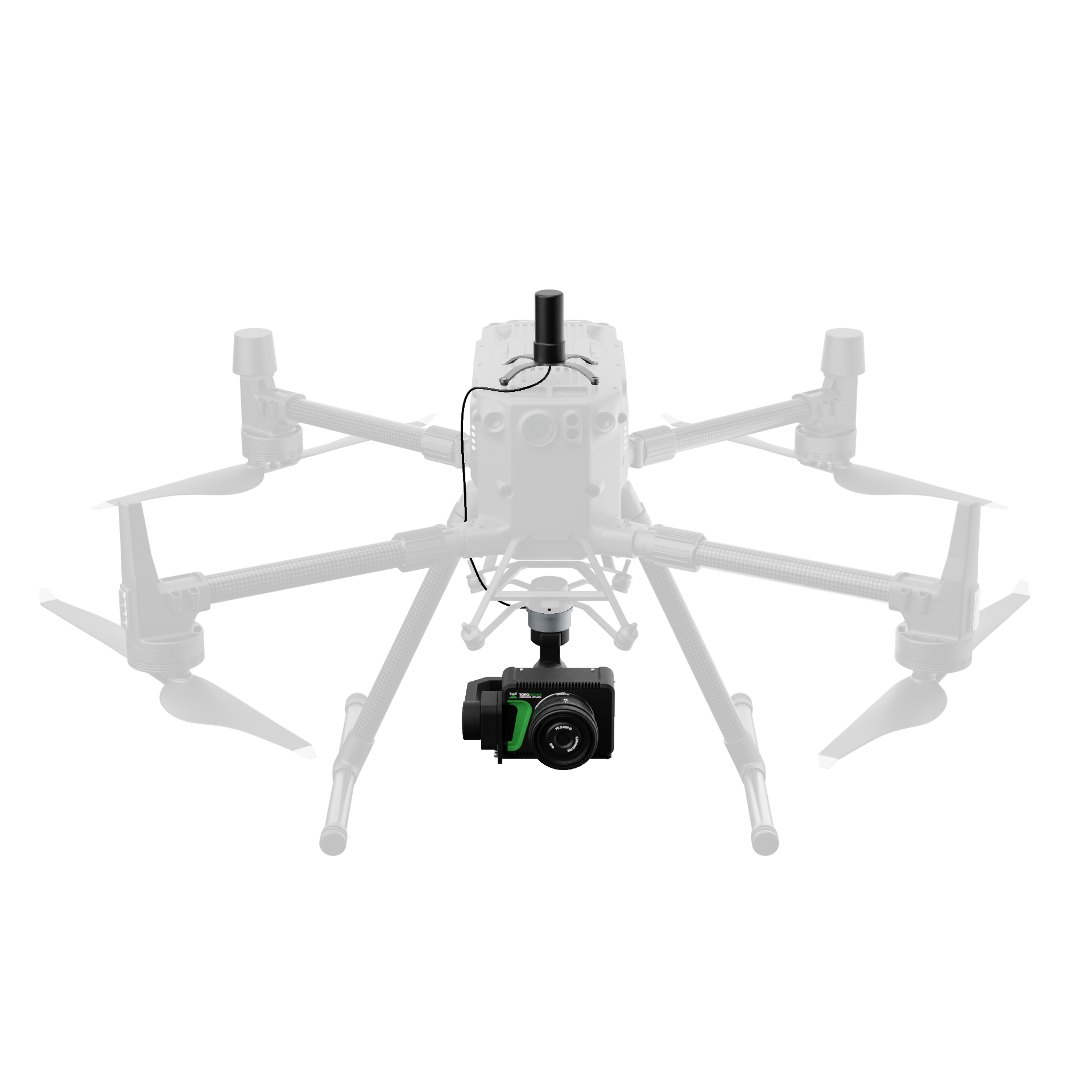 Установка фотограмметрической камеры TOPODRONE P61