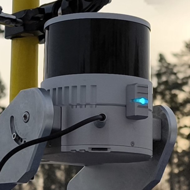 Включение и инициализация лазерного сканера TOPODRONE