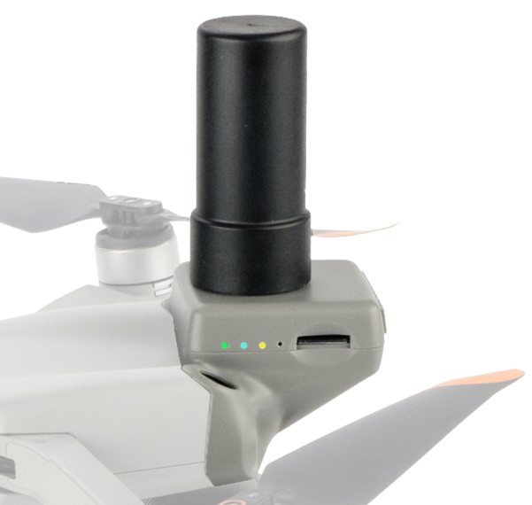 Включение дрона и инициализация приёмника TOPODRONE