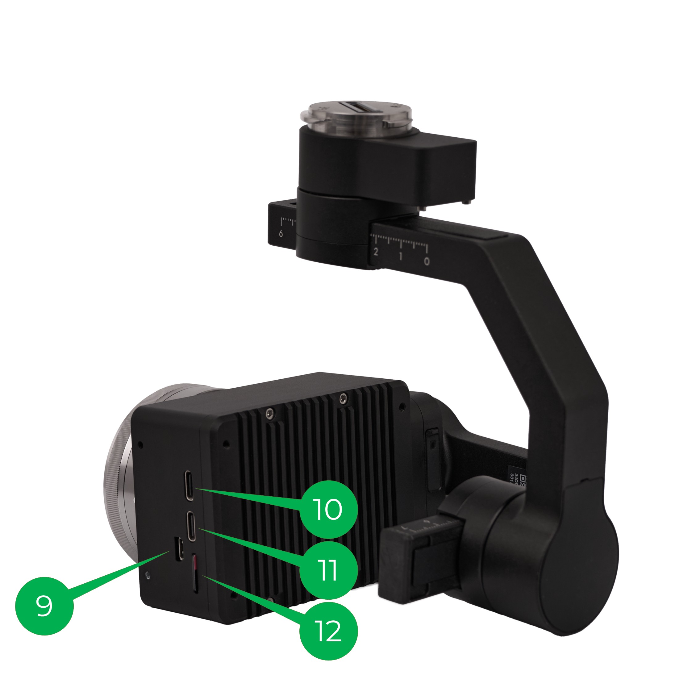 Описание и устройство фотограмметрической камеры TOPODRONE