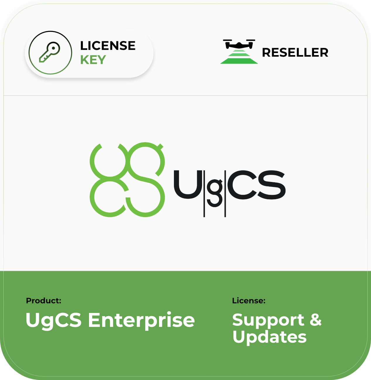 Лицензия на продление обновлений на 1 год для UgCS ENTERPRISE