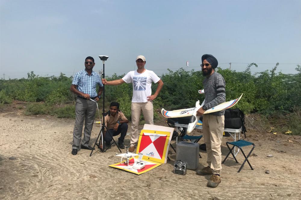 Тестирование DJI Phantom 4 Pro PPK по критериям национального стандарта National Standard for Spatial Data Accuracy (NSSDA) в Индии
