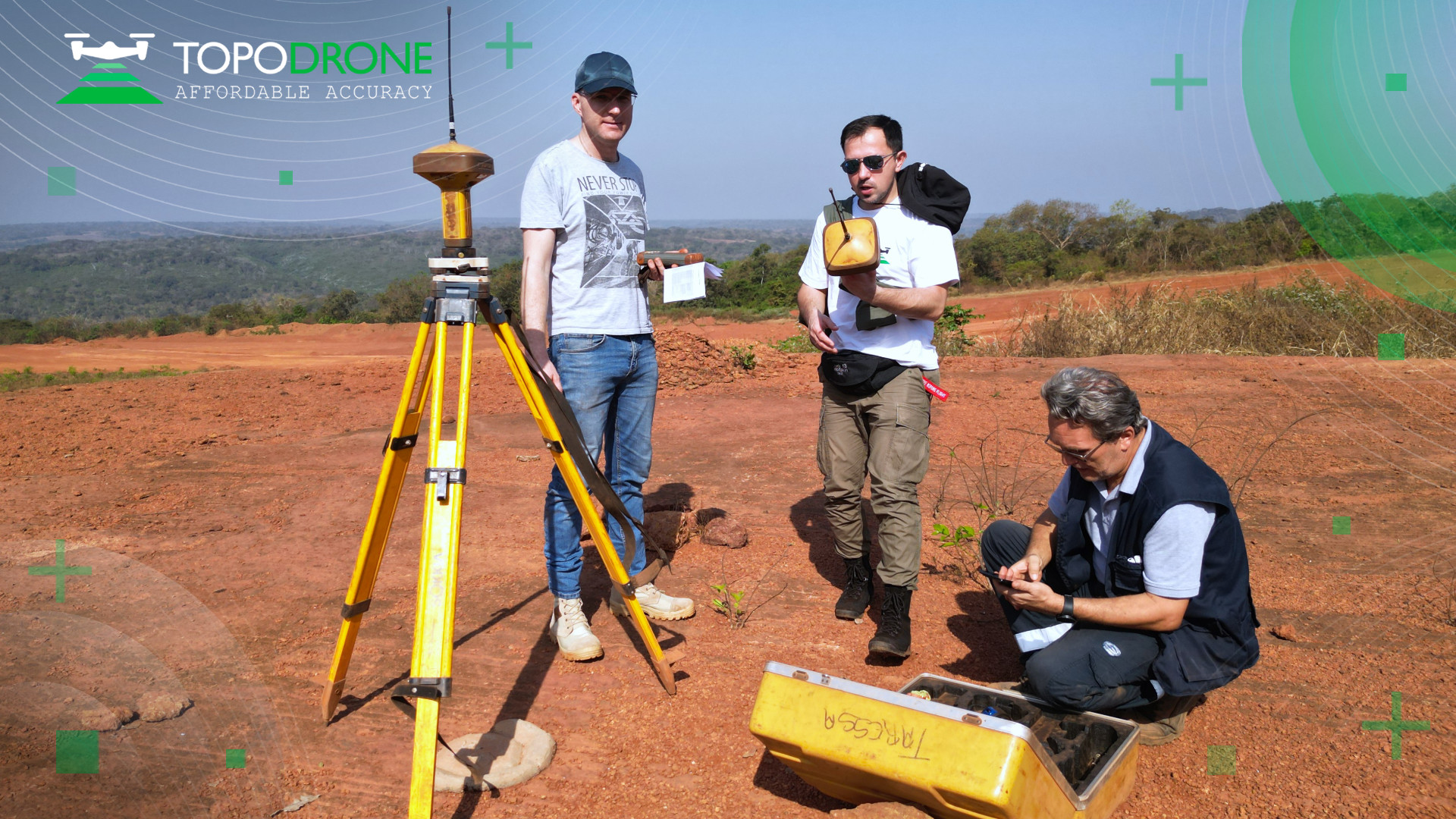 TOPODRONE В САНГАРЕДИ, РЕСПУБЛИКА ГВИНЕЯ