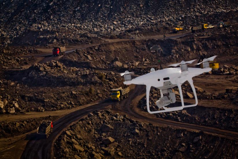 Геодезический беспилотник на базе DJI Phantom 4 Pro RTK/PPK для маркшейдерии