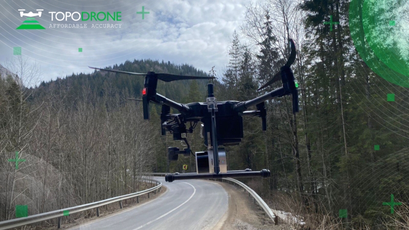 ЛАЗЕРНЫЙ СКАНЕР TOPODRONE 200+ В РУМЫНИИ