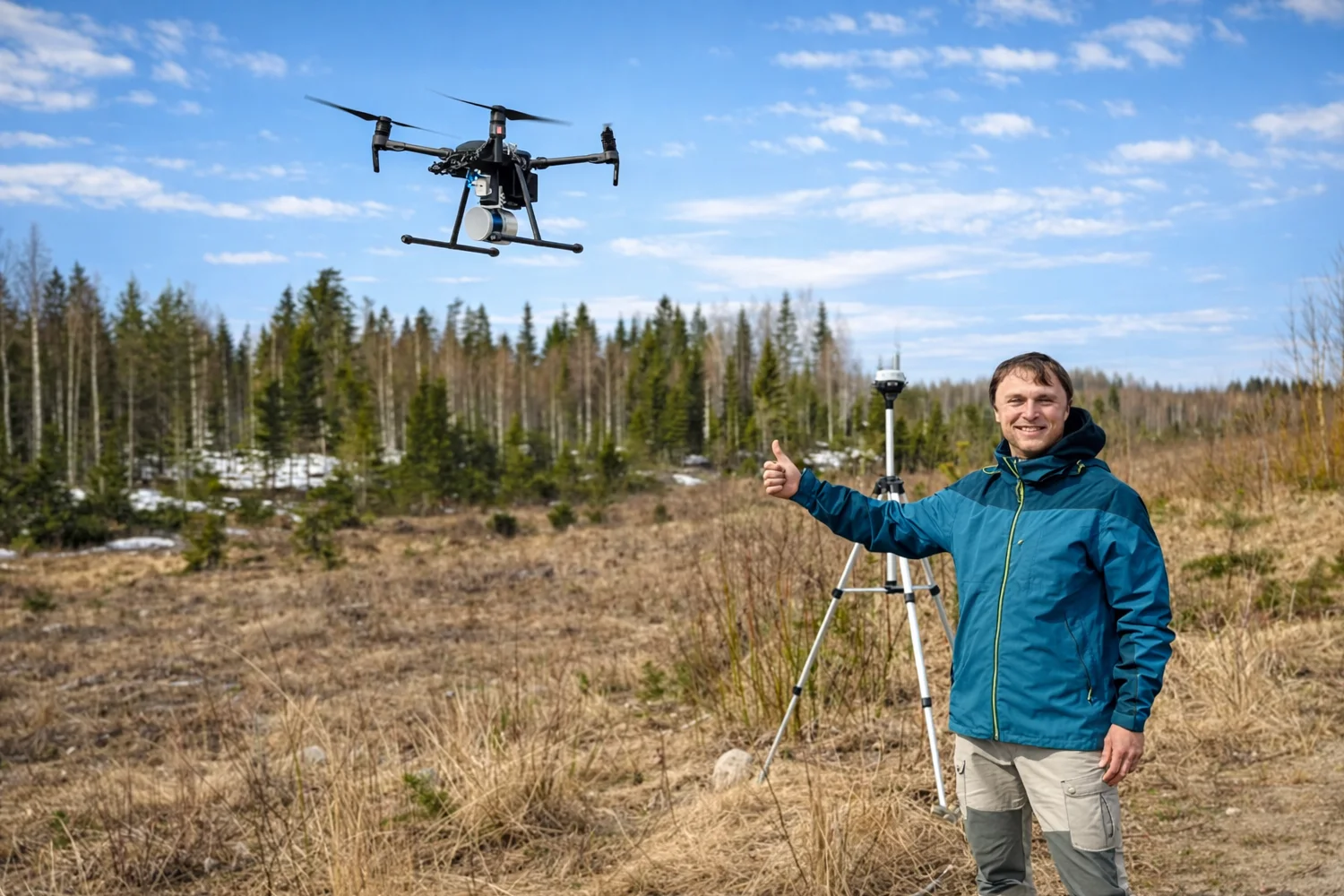 Выездной оператор дрона (БПЛА) для инженерных задач