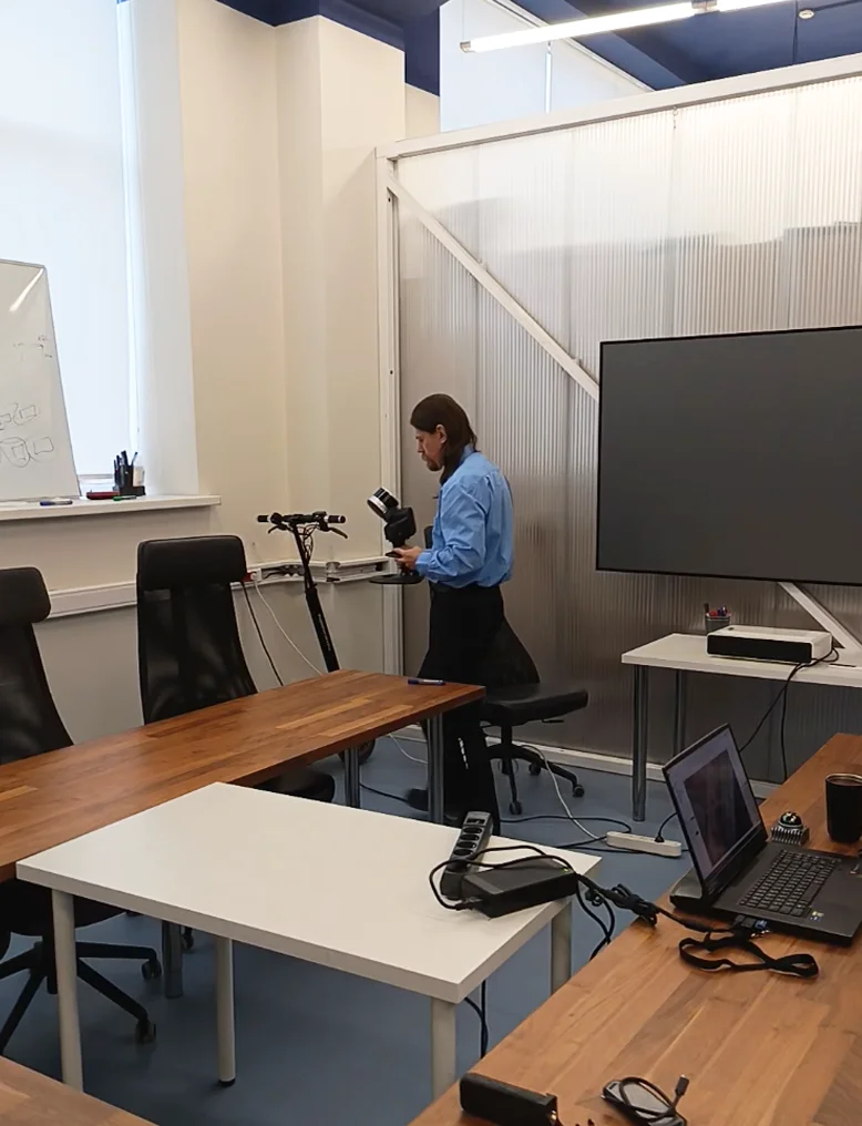 Практика со сканером SLAM