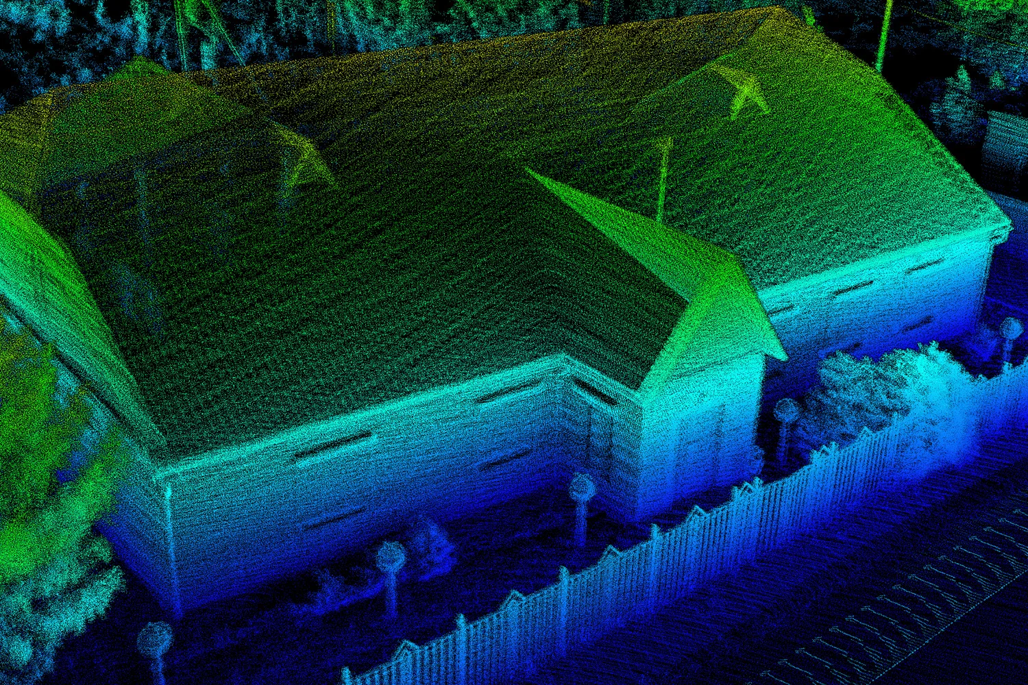 Обработка данных мобильного лазерного сканирования