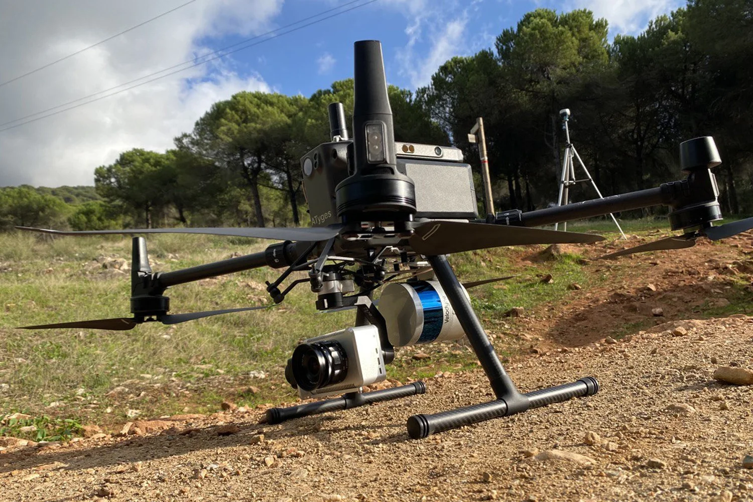 Лазерное сканирование территории и объектов