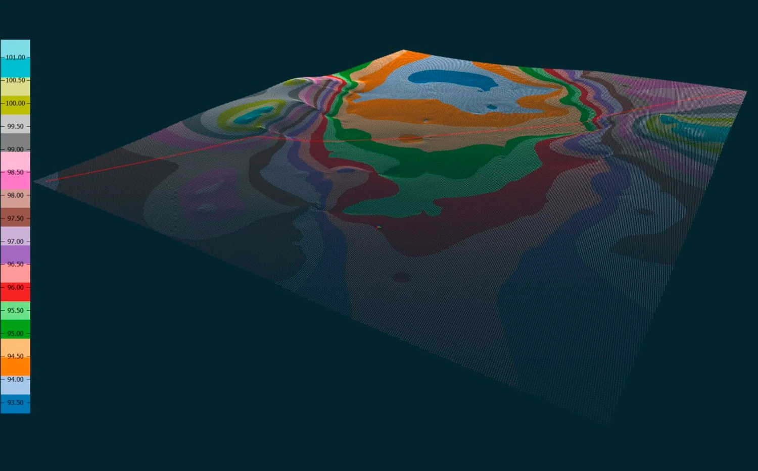 Батиметрические данные в LIDAR360