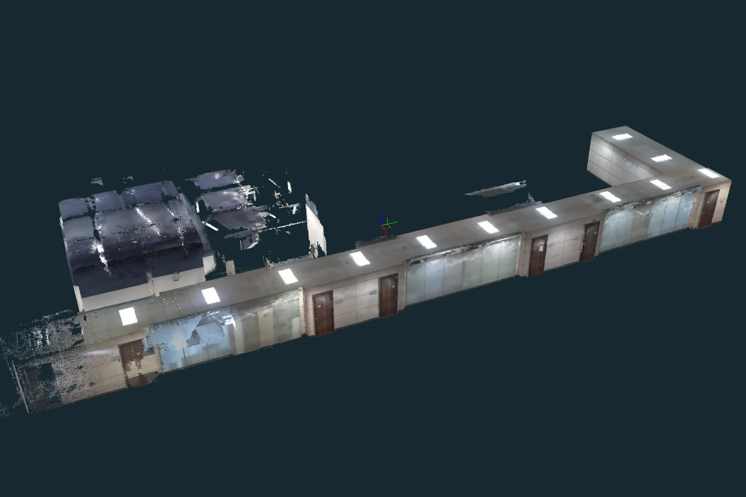 Облако точек по итогам SLAM-сканирования