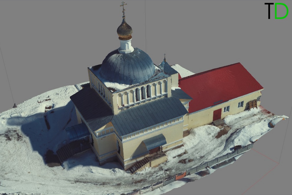 Риcунок 6. 3D-модель Храма Святителя Николая Чудотворца Риcунок 6. 3D-модель Храма Святителя Николая Чудотворца