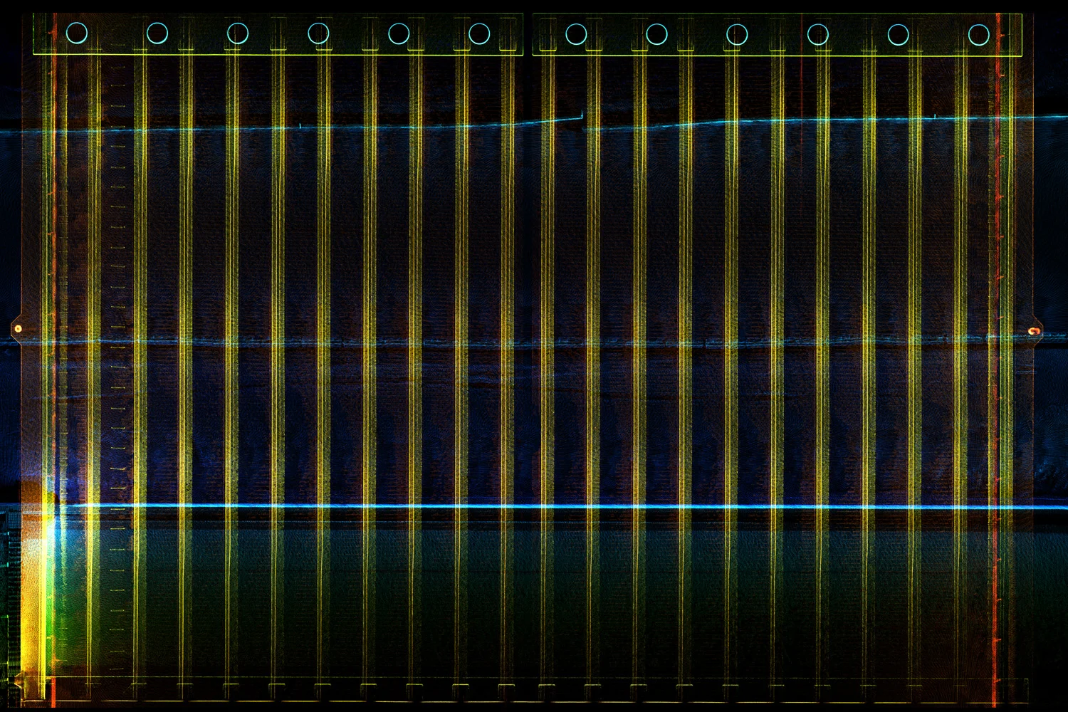 Облако точек моста