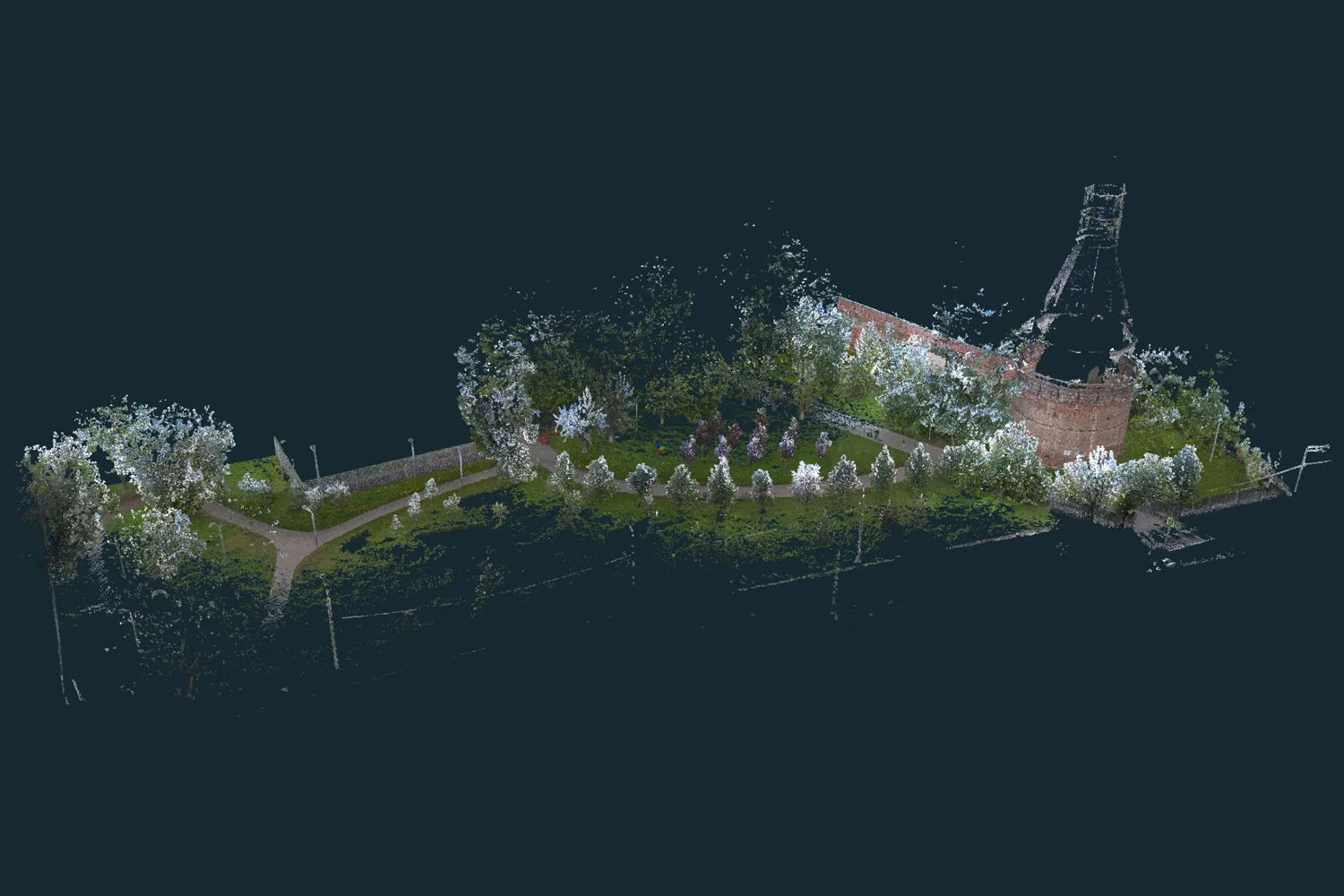 Облако точек по итогам SLAM