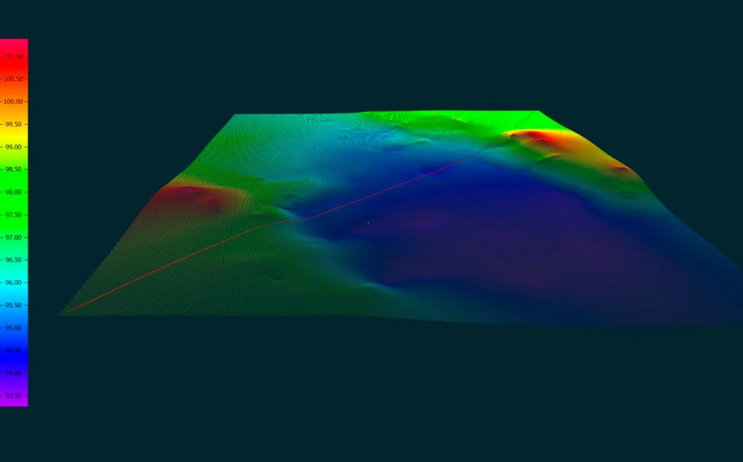 Батиметрические данные в LIDAR360